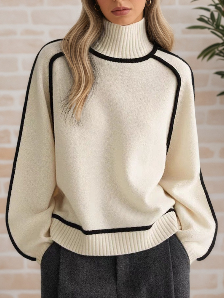 Donna | Maglione Elegante a Collo Alto