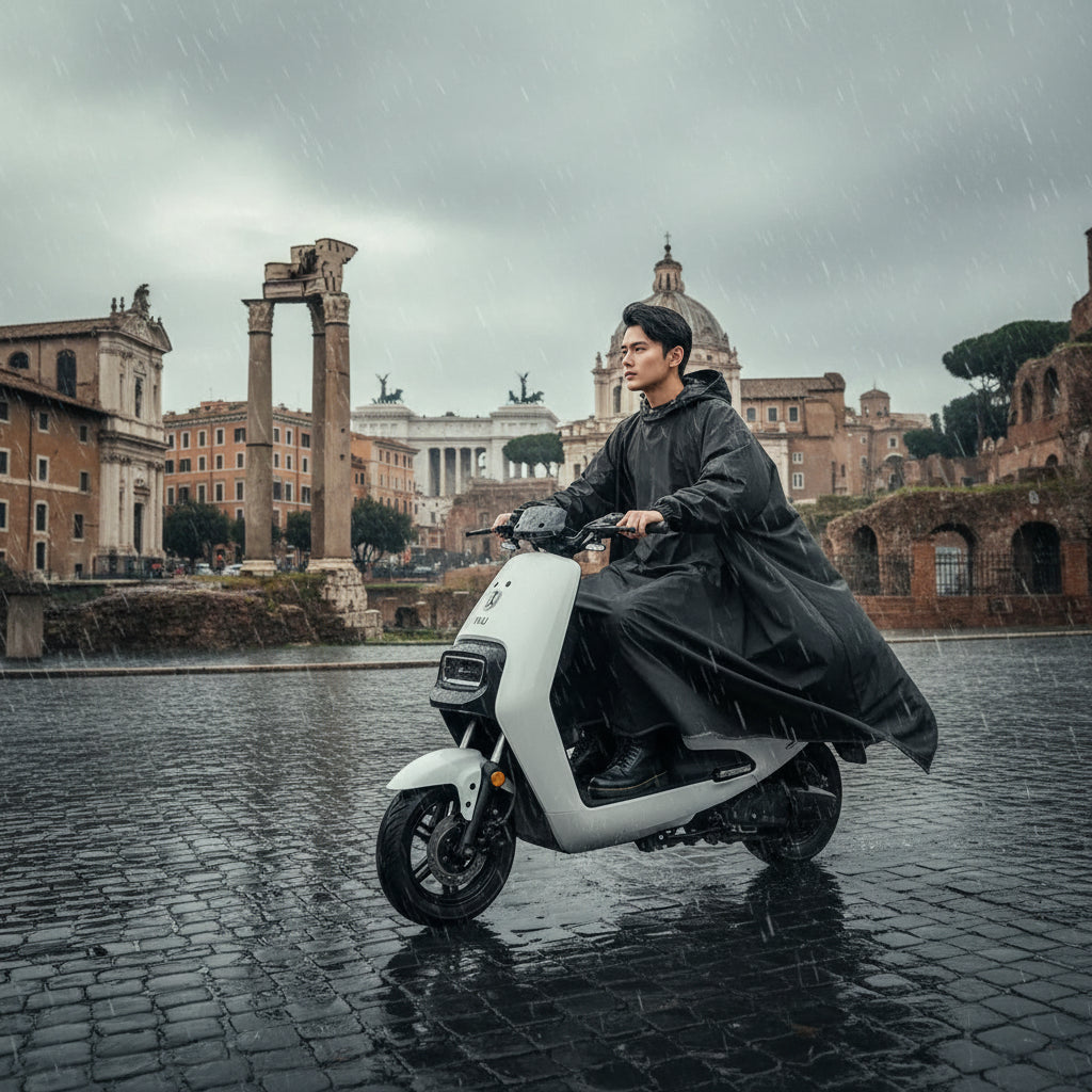 Poncho Impermeabile Unisex Antivento