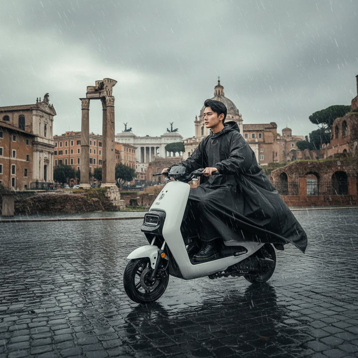 Poncho Impermeabile Unisex Antivento