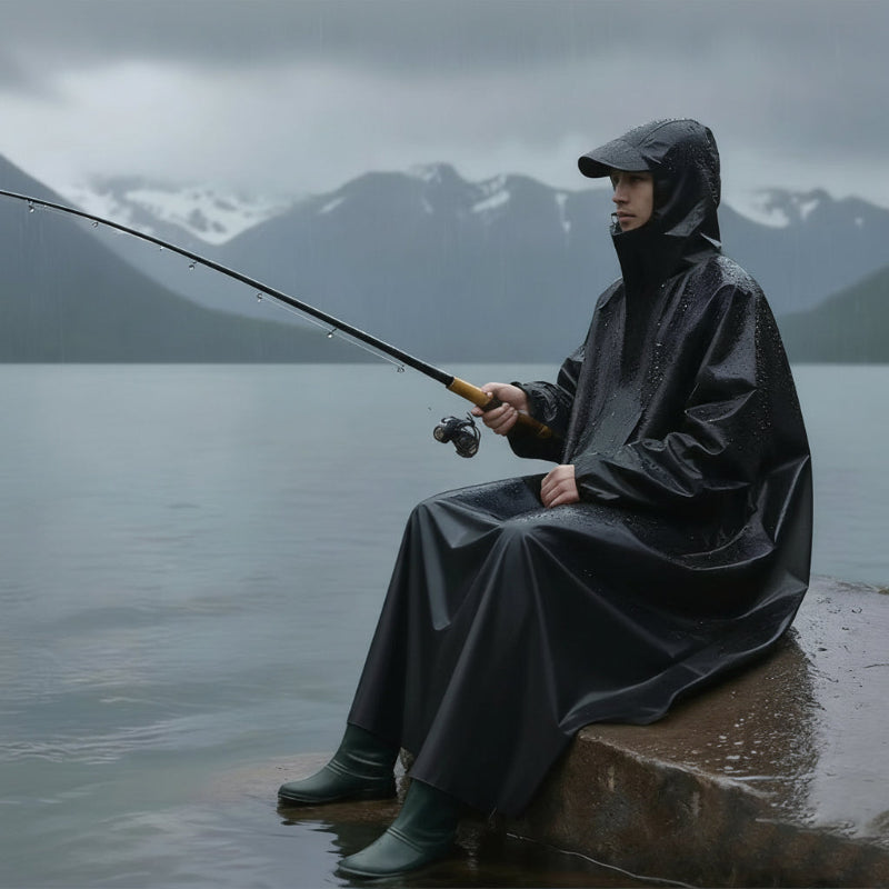 Poncho Impermeabile Unisex Antivento