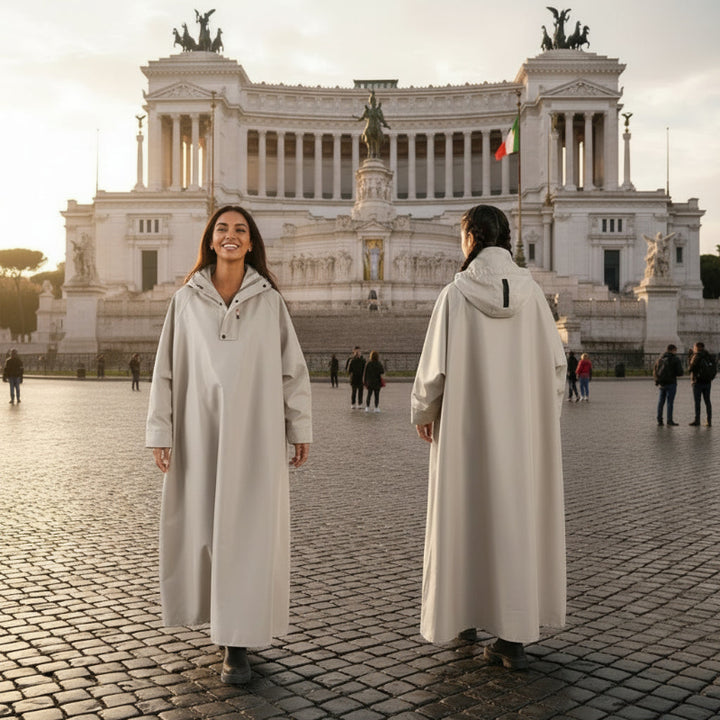 Poncho Impermeabile Unisex Antivento